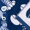thumbnail image 4 of Mainstays Patriotic Cotton Blend Cotton Blend Beach Towel, 36 x 72 in, Navy Blue Lobster, 4 of 7