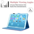 thumbnail image 5 of Allytech Wallet Case for iPad Mini 6(2021), iPad Mini 6th Gen 8.3 inch Cover with Pencil Slot, Auto Sleep Wake PU Leather Protective Adjustable Stand Card Pocket Cover for iPad Mini 6, Grid Marble, 5 of 7