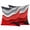 Red Black Gray, variant on Red Grey Ombre Outdoor Pillow Covers 20"x12" Set of 2,Waterproof Throw Pillow Covers for Patio Furniture,Modern Abstract Moire Art Geometric Decorative Cushion Pillowcases for Garden Porch Couch Sofa