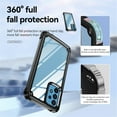 thumbnail image 7 of Case for Samsung Galaxy A52 6.5-inch Four-Corner Airbag Shock-Absorbing Phone Case with Electroplated Alloy Lens Protection, Hard Clear Scratch-Resistant Back Hard Cover Protective Phone Case,Black, 7 of 7