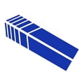 thumbnail image 3 of 2 Pcs Car Rearview Mirror Stickers Safety Simple Car Reflective Stickers for Doors Covers Window Blue, 3 of 9