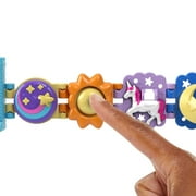 Polly Pocket Toys, Bracelet Treasures Wearables with Snap-Together Sections and Micro Doll