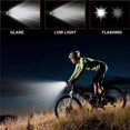 thumbnail image 4 of Faro de bicicleta recargable por USB, accesorios de iluminación para bicicleta de montaña, luz trasera de advertencia, 4 of 6