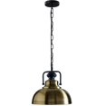 thumbnail image 1 of Retro Pendant Lamp Green Brass Curvy Light Fixture Ceiling Chain Lamp Shade Vintage Hanging Light Home Decorations, 1 of 1
