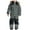 #01 Grey, variant on Gyexs Snow Suit for Kids 3T One Piece Snowsuit Waterproof Windproof Winter Jumpsuits Overalls Snowboarding Ski Suits #01 Grey & 4-5 Years