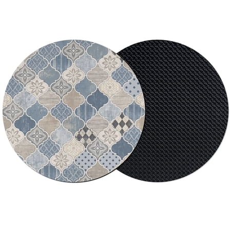 Vintage Geometric Art Coasters Set of 2 Absorbent Coasters for Drinks Traditional Morocco Mediterranean Boho Coaster for Desk Coffee Table Protection Home Decor House Warming Gifts 4