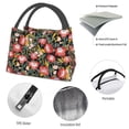 thumbnail image 4 of Honeii Watercolor Red Wildflowers Print Cooler Bag Insulated, Large Leakproof Soft Sided Portable Cooler Bag,Lunch Box Lunch Bag, 4 of 6