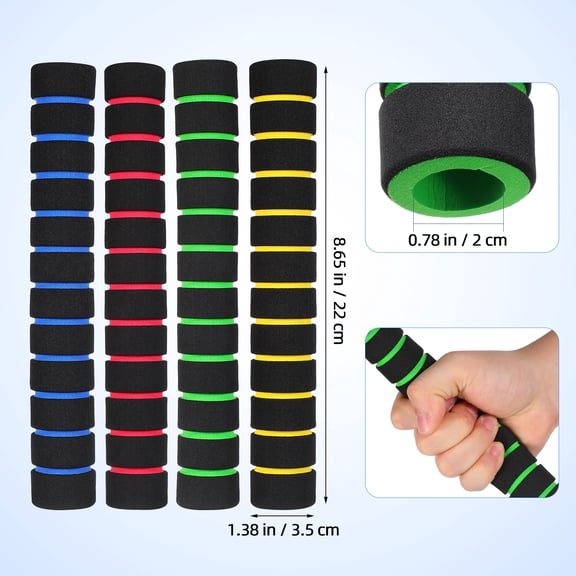 OFFIGAM Kayak Paddle Grips Sponge Handle Protectors Comfortable Non-Slip Lightweight 4 Pack