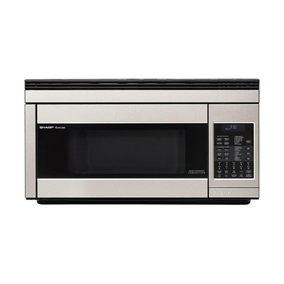 Sharp Carousel® Four à Micro-Ondes à Convection de 30 Pouces, 1,1 Pi3, Acier Inoxydable, Installation Facile, Écoénergétique, Cuisson Avancée