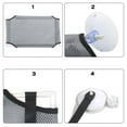 thumbnail image 2 of ziyahi Pet Cat Window Mounted Soft Seat Hammock Perch Bed Gray Single Layer, 2 of 5