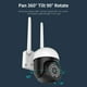 thumbnail image 4 of 1080P Pan Tilt Cámara de seguridad para exteriores Cámara de seguridad para exteriores 2MP CACAGOO Cámara web, 4 of 7