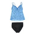 thumbnail image 2 of MiracleSuit Malibu Basic Pant Tankini de 2 piezas para mujer, azul, 10 MiracleSuit Tankini, 2 of 2