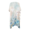 thumbnail image 2 of HELLHERO Floral Cross Beach Cover Ups Breathable High Quality Fabrics Loose Bathing Suit Cover Up, 2 of 6