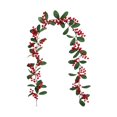 thumbnail image 3 of Aurorax Christmas Wreaths for Front Door,Christmas Garland 5.9ft Rustic Berries Garland for Fireplace Wall Porch, 3 of 6