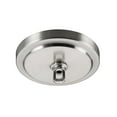 thumbnail image 3 of Aspen Creative 21508-31, Brushed Nickel Transitional Chandelier Fixture Canopy Kit, 5-1/2" Diameter with Collar Loop, 1" Center Hole, 3 of 6