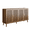 Walnut(4 Doors), variant on Algherohein Modern Sideboard and Buffets Cabinet,Entryway Cabinet with 4 Grille Striped Door