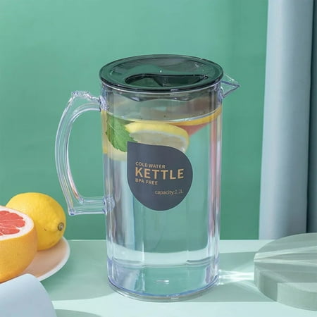 

solacol Thats It Fruit Bars Cold Kettle Refrigerator Cold Kettle Fruit Teapot Lemonade Drink Containers for Kitchen Home Party Bar Wedding