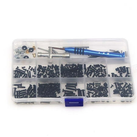 

TureClos Screw Kit Modified Component Fasteners Fixator Professional Upgrade Accessories RC DIY Fastener Set Replacement for 144001