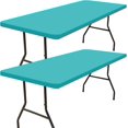 thumbnail image 1 of Rectangle Picnic Table Cloth Elastic Fitted Tablecloths for Foot Tables Washable Polyester Table Cover for Camping Indoor and Outdoor (Yellow &#x&#), 1 of 7