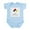 Sky Blue, variant on CafePress - Unstable Infant Bodysuit - Baby Light Bodysuit, Size Newborn - 24 Months