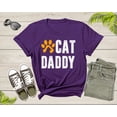 thumbnail image 6 of Cat Daddy Happy Birthday Step Dad Fathers Day Gift Cat Lover Shirt Cat Dad Gift Animal Lover Tshirt Best Gift For Dad Cat Father T-Shirt, 6 of 8