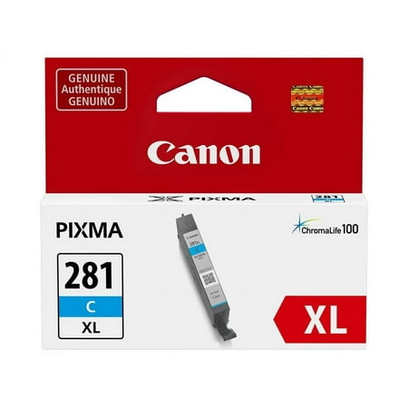 Canon - CLI-281 XL High-Yield - Cyan Ink Cartridge - Cyan