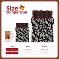 thumbnail image 3 of Pofeuu Daisies Flowers Print Burlap Bags with Drawstrings Drawstring Gift Bags Pouch Bag for Thankgiving Birthday Party Gift Wrapping Treats and Party Favors-Black, 3 of 8