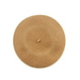 thumbnail image 1 of NYFASHION101 French Style Lightweight Casual Classic Solid Color Wool Beret, Tan, 1 of 2