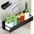 thumbnail image 1 of Fiudx Estante Magnético para Refrigerador, Multiusos, para Guardar Objetos de Hierro, con Fuerte Fijación Magnética, Ahorra Espacio En Cocina y Oficina, Diseño Vertical, Fácil Instalación, Tamaño 24, 1 of 7