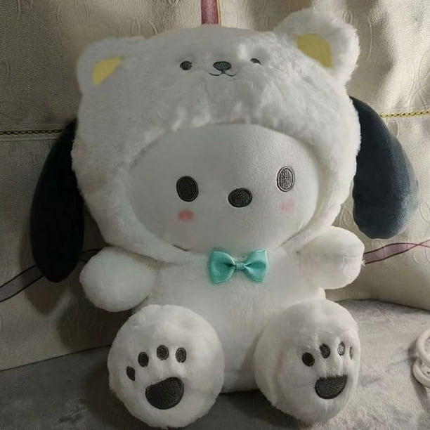Peluches originales Sanrio Hello Kitty Cinnamonroll Kuromi Pochacco, muñeco de peluche, oso Cos, lindos juguetes, regalos de cumpleaños para niños
