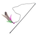 thumbnail image 1 of Cat Feather Toy Plastic Artificial Colorful Cat Teaser Toy Cat Feather Wand, 1 of 7