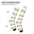 thumbnail image 2 of Lsque Cactus Gnome Pattern Sport Compression Socks for Men & Women 15-20 mmHg Knee High Nurse Pregnant Running Medical and Travel Athletic, 2 of 6