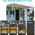 thumbnail image 5 of Magnetic RV Door Window Shade 25x16 Inch Foldable Blackout Cover Camper Blinds Accessories Black, 5 of 5