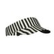 thumbnail image 1 of Balery Black And White Thick Stripes Gorra deportiva con visera ajustable para mujer y hombre (talla única), 1 of 7