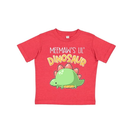 

Inktastic Meemaw s Lil Dinosaur Cute Stegosaurus Gift Toddler Boy or Toddler Girl T-Shirt
