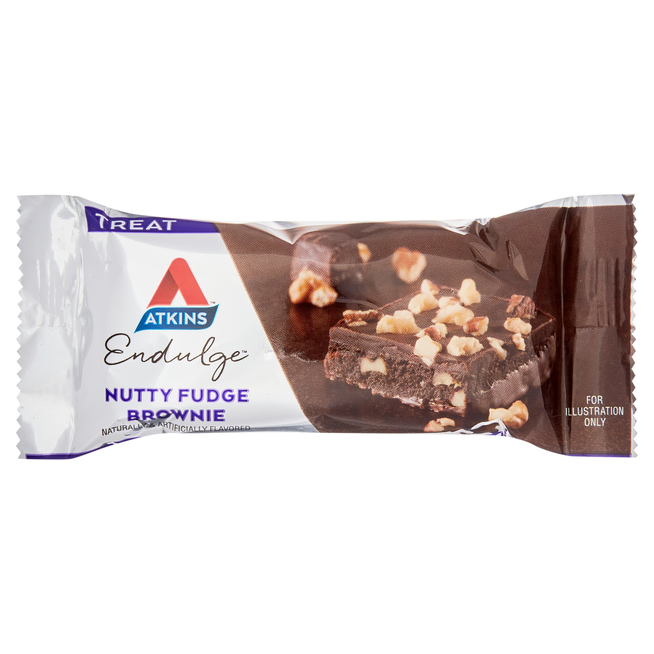 Atkins Endulge Nutty Fudge Brownie, Dessert Favorite, Good Source of Fiber, Low Sugar, 5 Ct - image 3 of 11