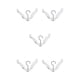 thumbnail image 3 of Colgador de ropa plegable Wosthever Organizador de guardarropa Blanco, 3 of 6