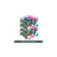 thumbnail image 6 of mDesign Plastic Free-Standing Stacking 3 Bottle Storage Rack, 4 Pack, Smoke Tint, 6 of 13