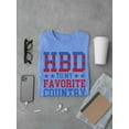 thumbnail image 3 of Hbd Favorite Country T-Shirt Men -Image by Shutterstock, Male x-Large, 3 of 4