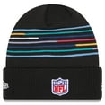 thumbnail image 2 of Men's New Era Black Green Bay Packers 2025 NFL Crucial Catch Cuffed Knit Hat, 2 of 2