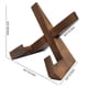 thumbnail image 3 of Soporte de Cocina para Libros de Recetas de Madera | Soporte Multifuncional para Recetas - Soporte de Madera Maciza para Libros, Discos, Tablets, Música, Revistas | Bordes Pulidos | Acabado Natural, 3 of 6