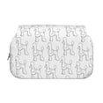 thumbnail image 2 of Disketp Poodle Dog Estuche de Lápices de Doble Capa con Tapa Abatible y Cremallera, Organizador Escolar para Adolescentes y Adultos, 2 of 7