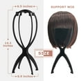 thumbnail image 2 of Support pour Perruques, Support de Tête de Perruque Portable pour Femmes, Lot de 3, 2 of 7