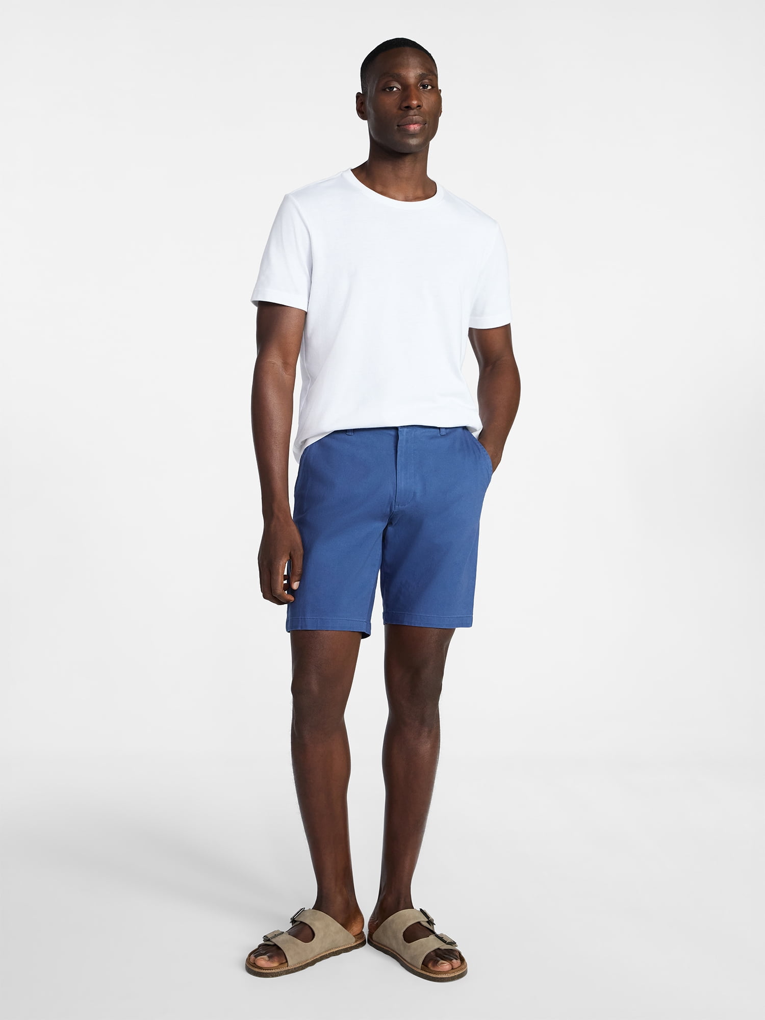 George Men's & Big Men's Modern Fit Flat Front Shorts, 5", 7", 9" Inseams, Sizes 28-54