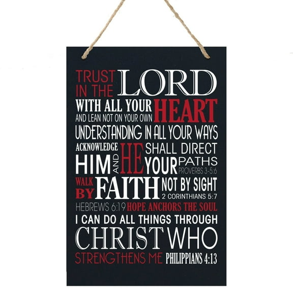 Family Sign Gift For New Home Decoration - Trust In The Lord