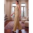 thumbnail image 4 of Conjunto Elegante de 2 Piezas Chaleco Entallado y Pantalón Palazzo para Mujer, 4 of 5