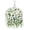 White, variant on Piwvid Artificial Hanging Flowers with Basket, 3 PCS Faux Silk Morning Glory and Eucalyptus Vines for Wall, Home Porch, Patio, Balcony, Yard