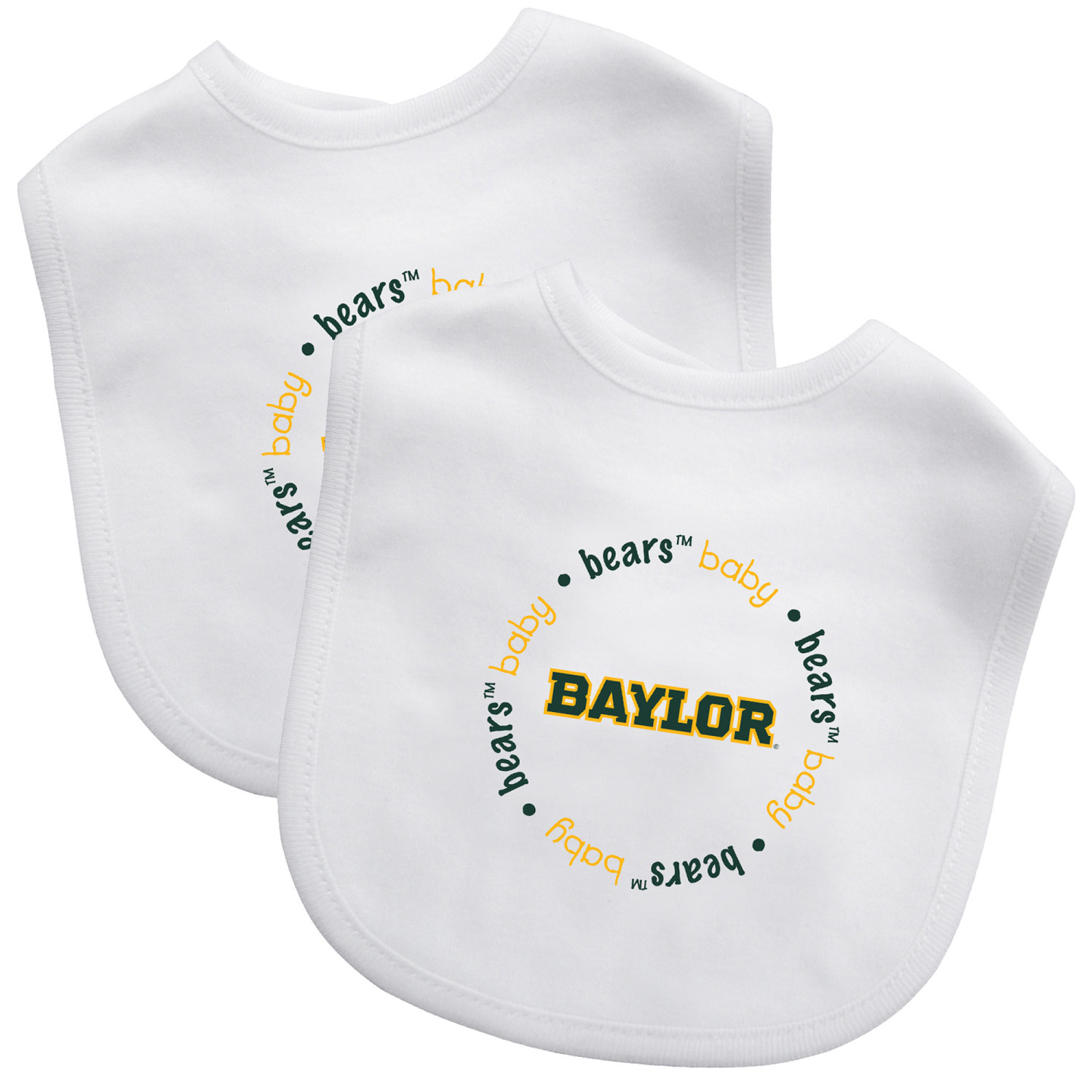 BabyFanatic Officially Licensed Unisex Baby Bibs 2 Pack - NCAA Baylor Bears - image 2 of 3