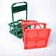 thumbnail image 4 of Soporte para de Cerveza Plegable de 6 Orificios, Estante para Almacenamiento de Vino de Uso Portátil con Asa, Contenedor para Bebidas en Barra Verde, 4 of 5