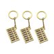 thumbnail image 4 of OHOIOLLA 3Pcs Abacus Keychains Golden Stylish Key Holder Unique Durable Key Decoration Accessory, 4 of 5
